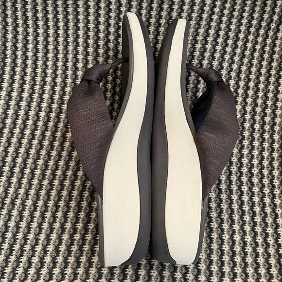 Skechers Arch Fit Sunshine grey flip flop sandal women’s shoe size 10 - Picture 6 of 10